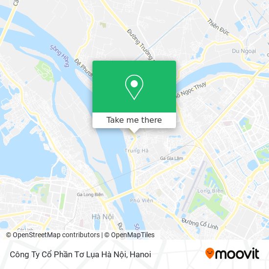 Công Ty Cổ Phần Tơ Lụa Hà Nội map