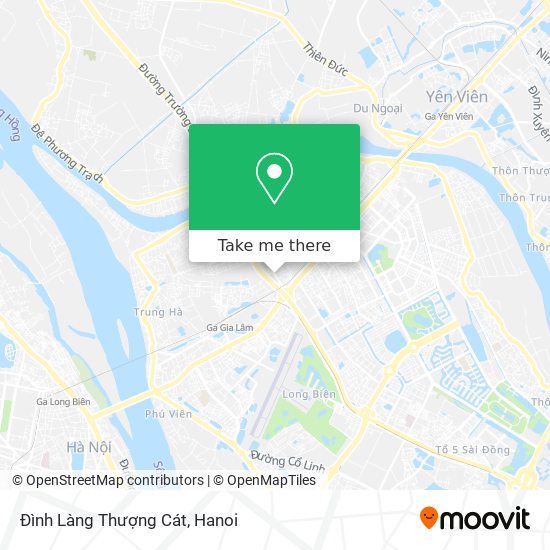 Đình Làng Thượng Cát map