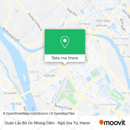 Quán Lẩu Bò Úc Nhúng Dấm - Ngô Gia Tự map