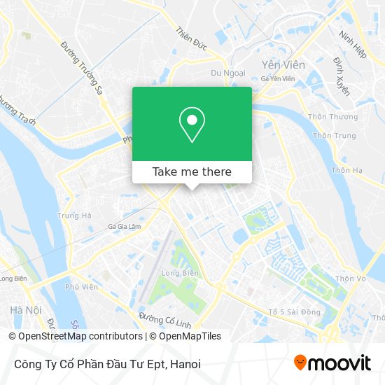 Công Ty Cổ Phần Đầu Tư Ept map