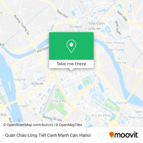 Quán Cháo Lòng Tiết Canh Mạnh Cận map