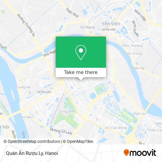 Quán Ăn Rượu Ly map