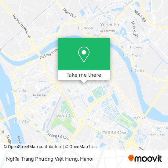 Nghĩa Trang Phường Việt Hưng map