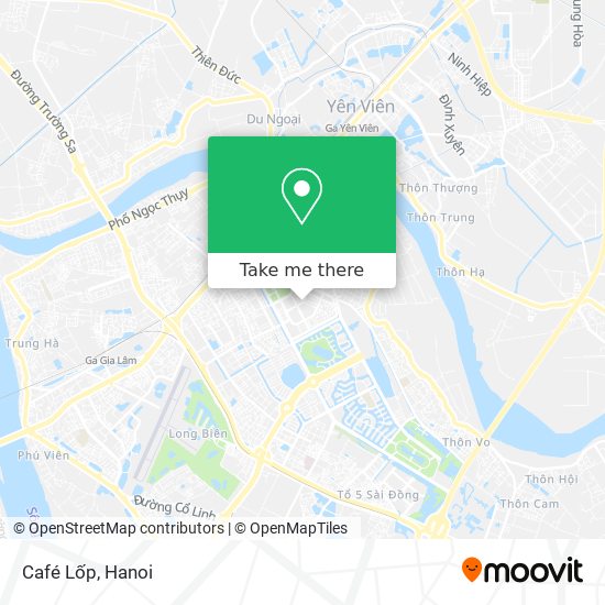 Café Lốp map