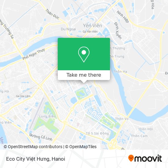 Eco City Việt Hưng map