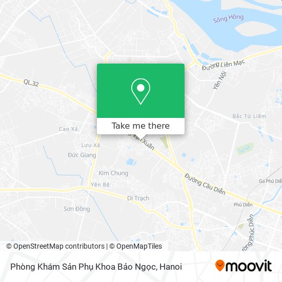 Phòng Khám Sản Phụ Khoa Bảo Ngọc map