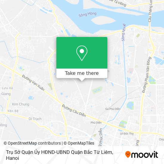 Trụ Sở Quận Ủy HĐND-UBND Quận Bắc Từ Liêm map