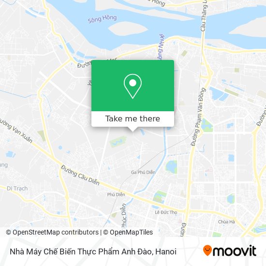 Nhà Máy Chế Biến Thực Phẩm Anh Đào map