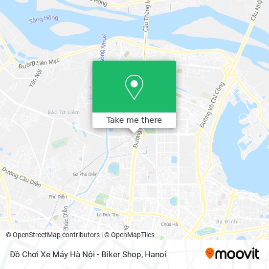 Đồ Chơi Xe Máy Hà Nội - Biker Shop map