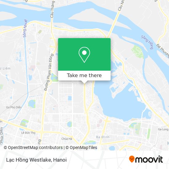 Lạc Hồng Westlake map