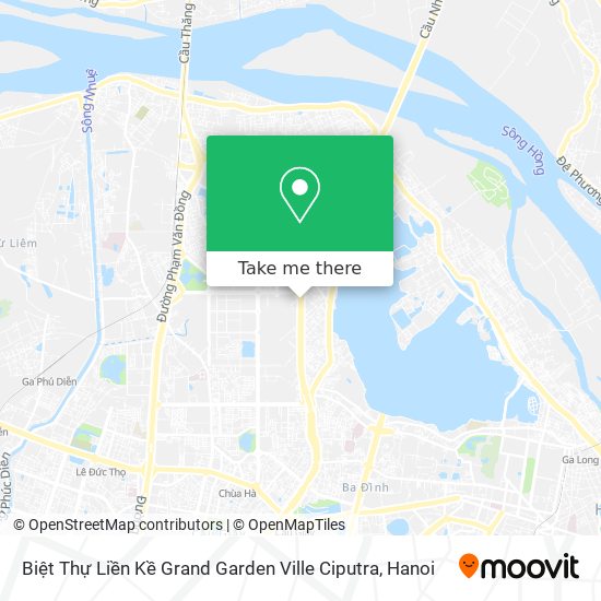 Biệt Thự Liền Kề Grand Garden Ville Ciputra map