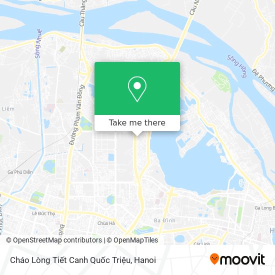 Cháo Lòng Tiết Canh Quốc Triệu map