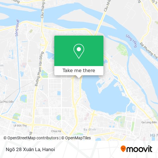 Ngõ 28 Xuân La map