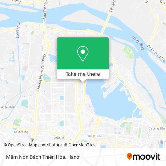 Mầm Non Bách Thiên Hoa map