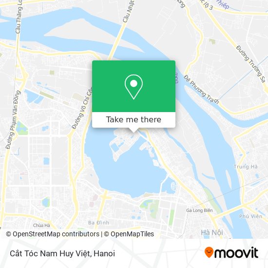 Cắt Tóc Nam Huy Việt map