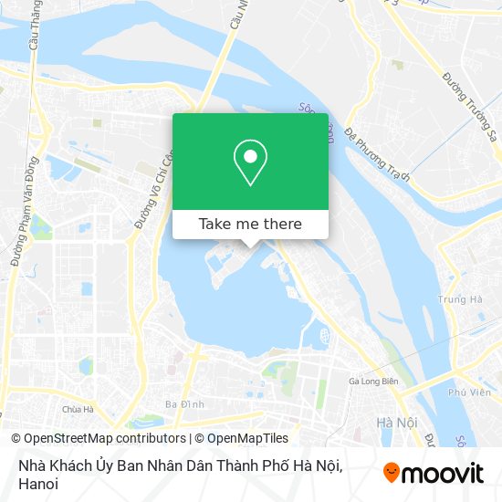 Nhà Khách Ủy Ban Nhân Dân Thành Phố Hà Nội map