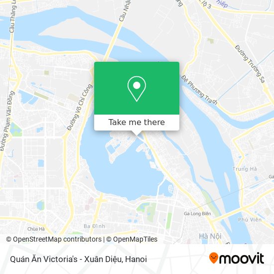 Quán Ăn Victoria's - Xuân Diệu map
