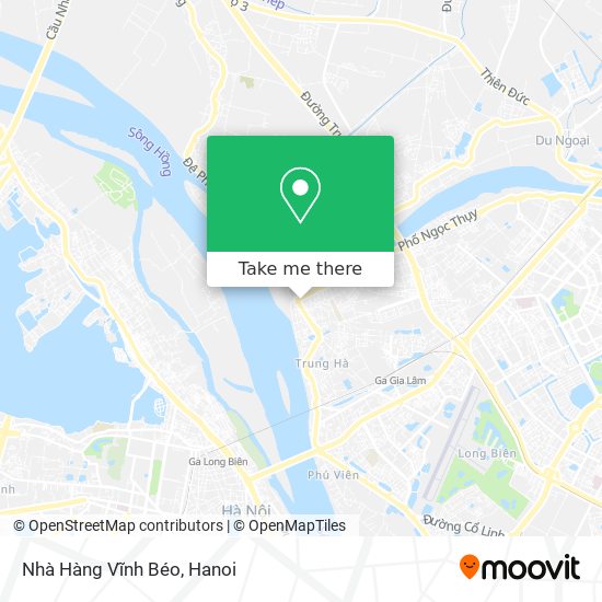 Nhà Hàng Vĩnh Béo map
