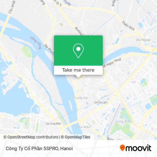 Công Ty Cổ Phần 5SPRO map