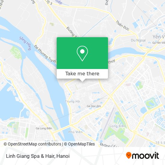 Linh Giang Spa & Hair map