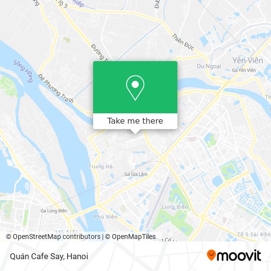 Quán Cafe Say map