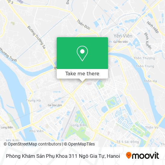 Phòng Khám Sản Phụ Khoa 311 Ngô Gia Tự map