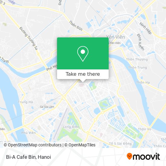 Bi-A Cafe Bin map