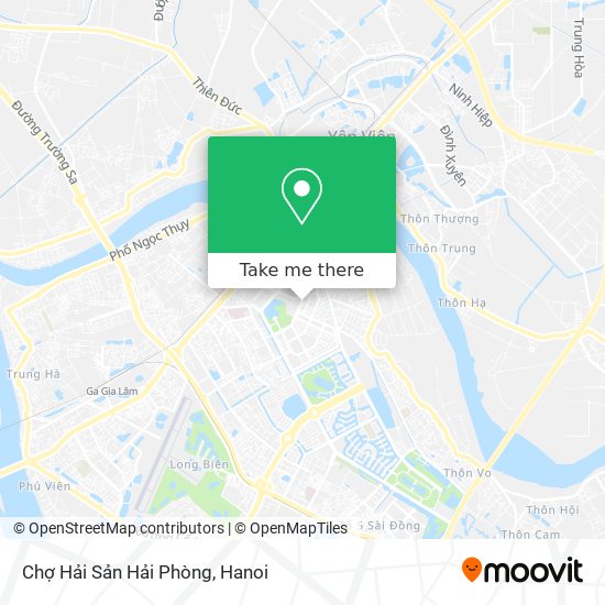 Chợ Hải Sản Hải Phòng map
