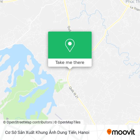 Cơ Sở Sản Xuất Khung Ảnh Dung Tiến map