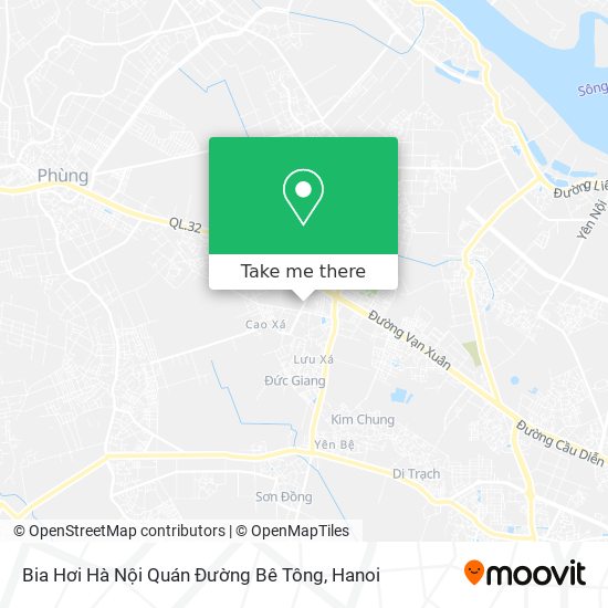Bia Hơi Hà Nội Quán Đường Bê Tông map