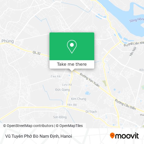 Vũ Tuyên Phở Bò Nam Định map
