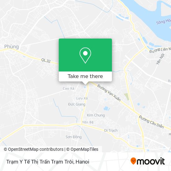 Trạm Y Tế Thị Trấn Trạm Trôi map