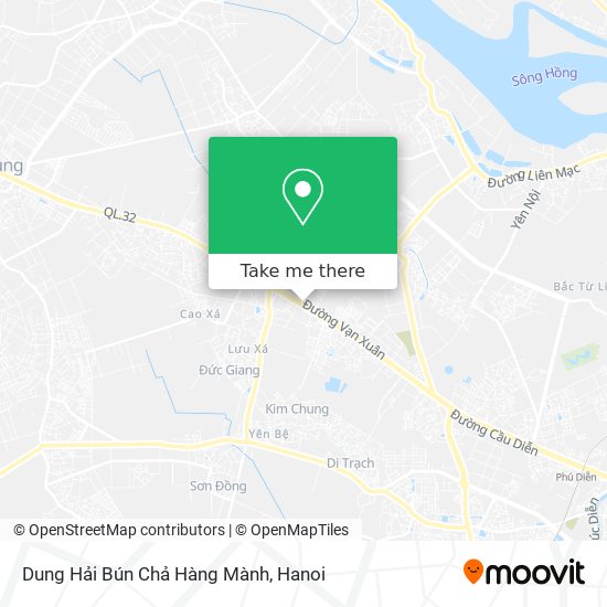 Dung Hải Bún Chả Hàng Mành map