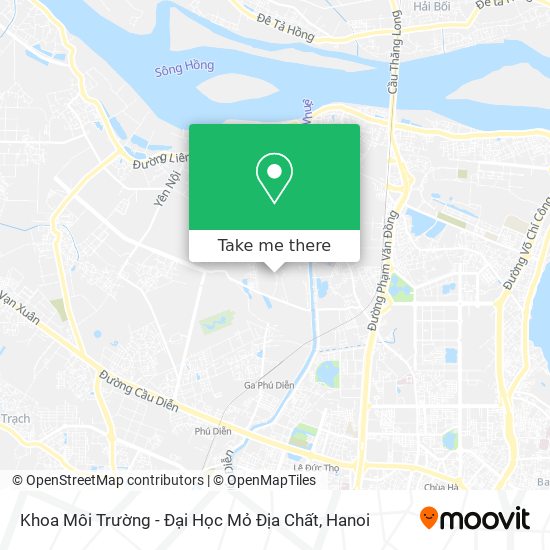 Khoa Môi Trường - Đại Học Mỏ Địa Chất map