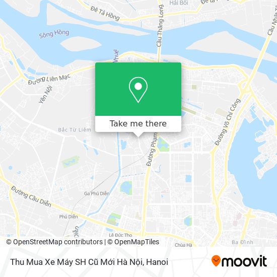 Thu Mua Xe Máy SH Cũ Mới Hà Nội map