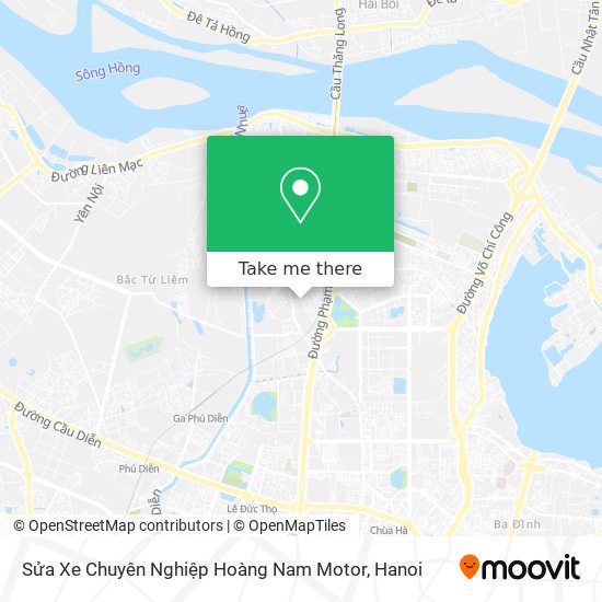 Sửa Xe Chuyên Nghiệp Hoàng Nam Motor map