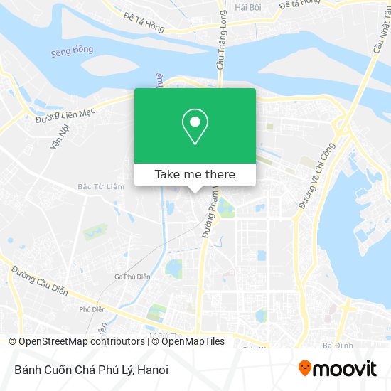 Bánh Cuốn Chả Phủ Lý map