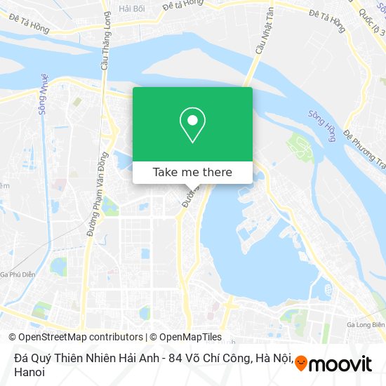 Đá Quý Thiên Nhiên Hải Anh - 84 Võ Chí Công, Hà Nội map