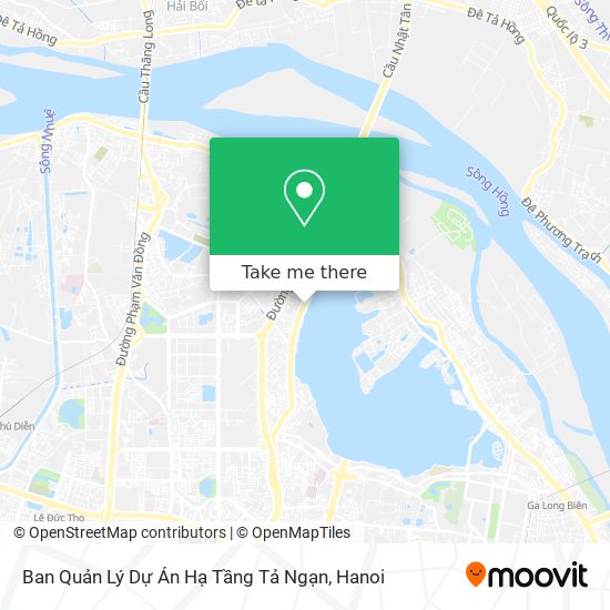 Ban Quản Lý Dự Án Hạ Tầng Tả Ngạn map