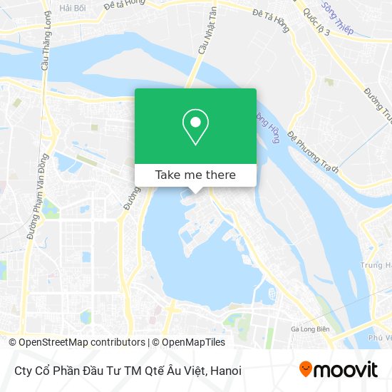 Cty Cổ Phần Đầu Tư TM Qtế Âu Việt map