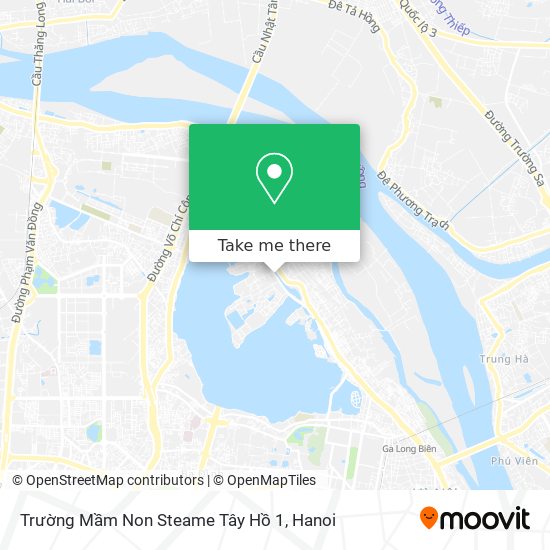 Trường Mầm Non Steame Tây Hồ 1 map