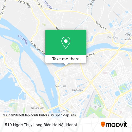519 Ngoc Thụy Long Biên Hà Nội map