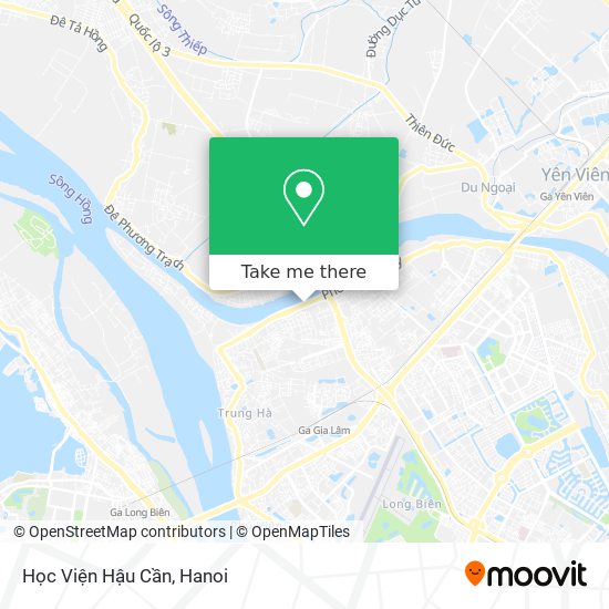 Học Viện Hậu Cần map