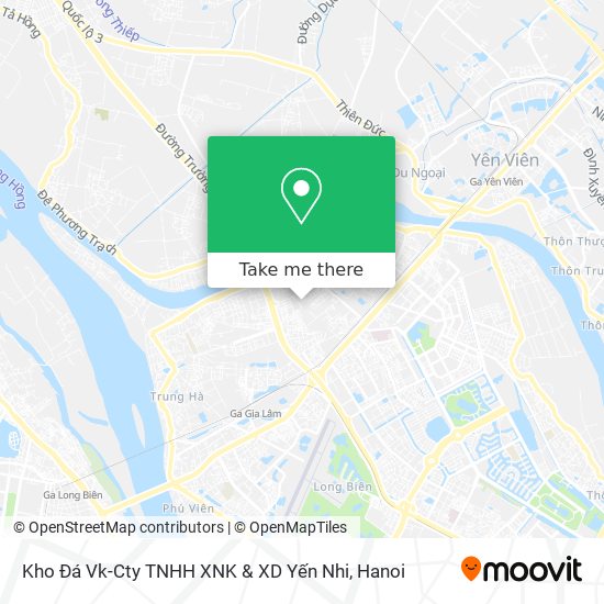 Kho Đá Vk-Cty TNHH XNK & XD Yến Nhi map