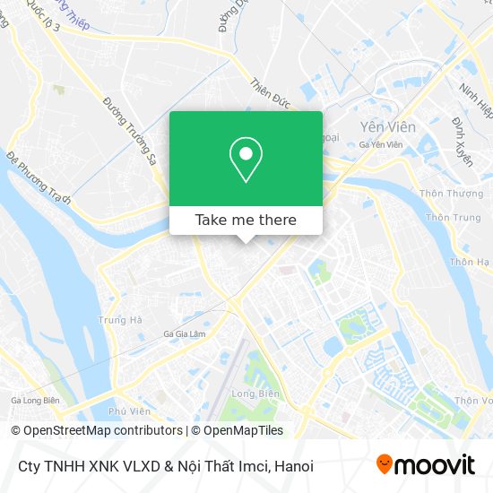 Cty TNHH XNK VLXD & Nội Thất Imci map