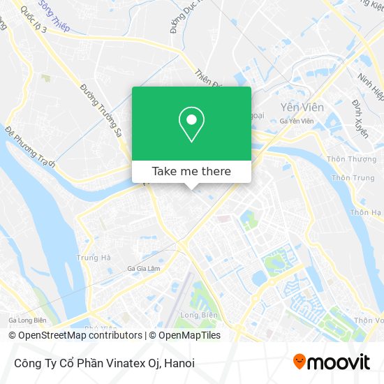 Công Ty Cổ Phần Vinatex Oj map