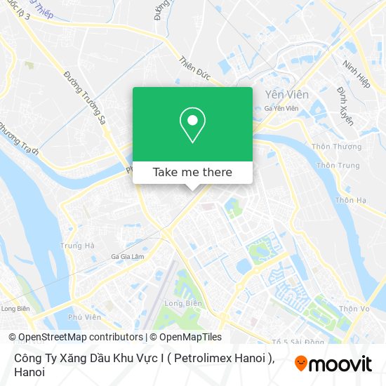 Công Ty Xăng Dầu Khu Vực I ( Petrolimex Hanoi ) map