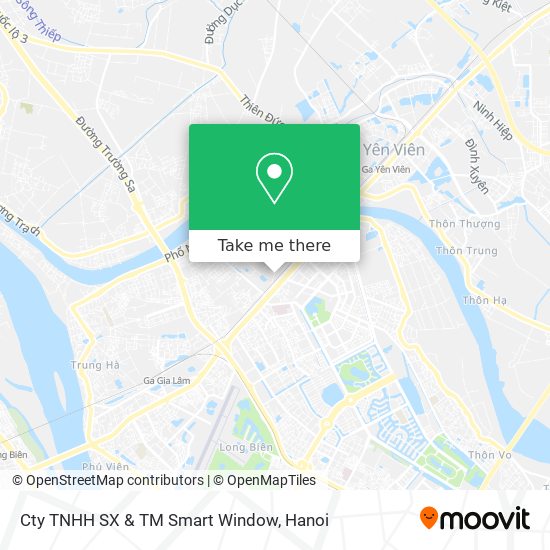 Cty TNHH SX & TM Smart Window map