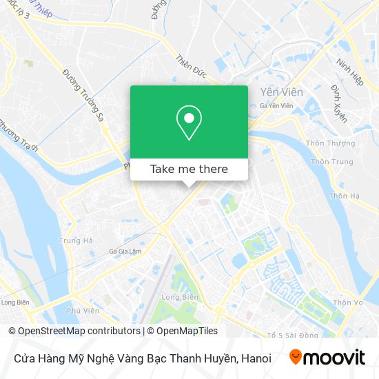 Cửa Hàng Mỹ Nghệ Vàng Bạc Thanh Huyền map