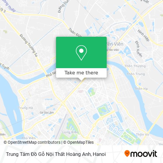 Trung Tâm Đồ Gỗ Nội Thất Hoàng Anh map